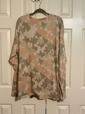 Old Tejas Camo Long Sleeve Performance Shirt - Desert Tones